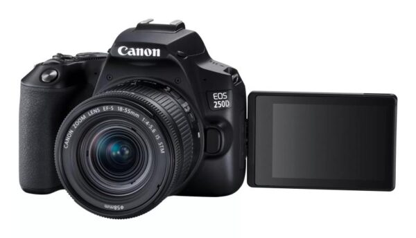 Camera foto Canon DSLR EOS 250D + 18-55 IS STM kit, Black, 24.1MP - 3454C007AA