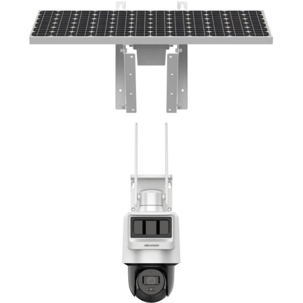 Camera PTZ cu panou solar Hikvision 4MP Pro Solar-powered - DS-2DE2C400IWG-K/4G/C09S20(2.8MM)