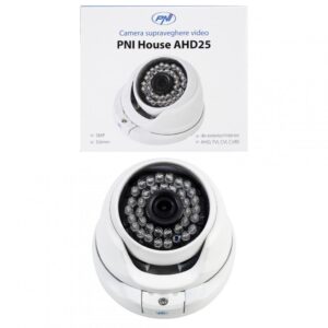 Camera supraveghere video PNI House AHD25 5MP, dome, lentila 3.6mm - PNI-AHD25