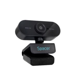 Camera web Spacer FHD, auto-focus, negru - SPW-CAM-01