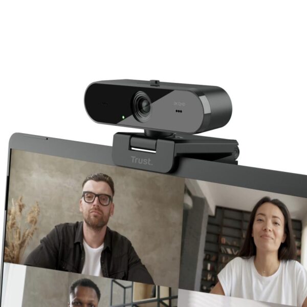 Camera web Trust Taxon QHD, interfata USB 2.0, lungime cablu 180cm - TR-24732