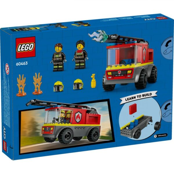 CAMION DE POMPIERI CU SCARA, LEGO 60463 - LEGO60463