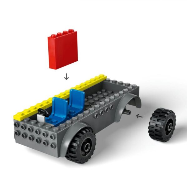 CAMION DE POMPIERI CU SCARA, LEGO 60463 - LEGO60463