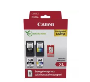 Canon pachet cartuse cearneala CANON PG-560XL/CL-561XL PHOTO VALUE PACK - 3712C008AA