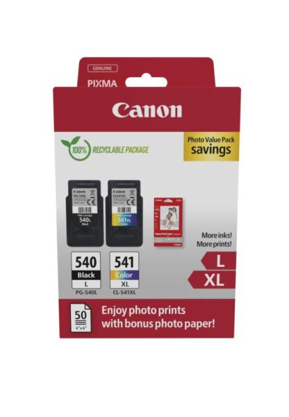 Canon pachet cartuse cearneala PG-540L/CL-541XL Photo value pack - 5224B012AA