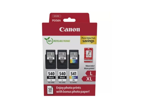 Canon pachet cartuse cearneala PG-540L X2 /CL-541XL Photo value pack - 5224B015AA