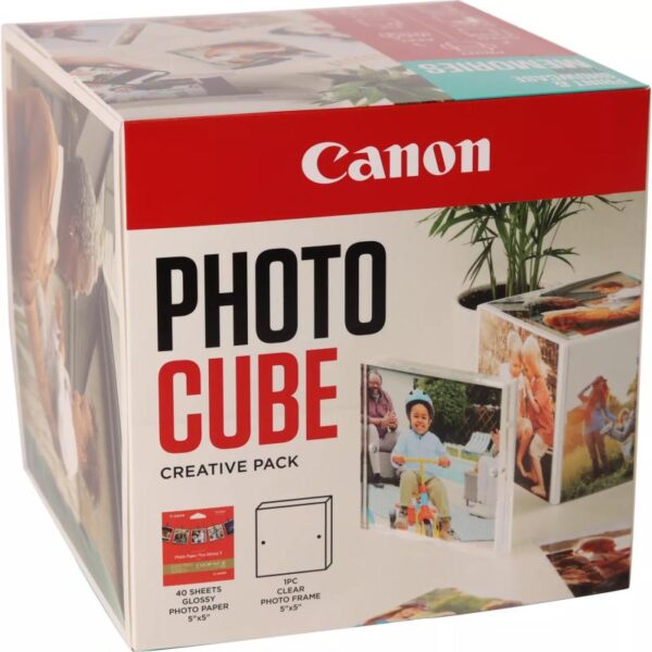 CANON PP-201 13x13CM PHOTO CUBE WH/BL, 40 coli, 1 x rama foto - 2311B076AA