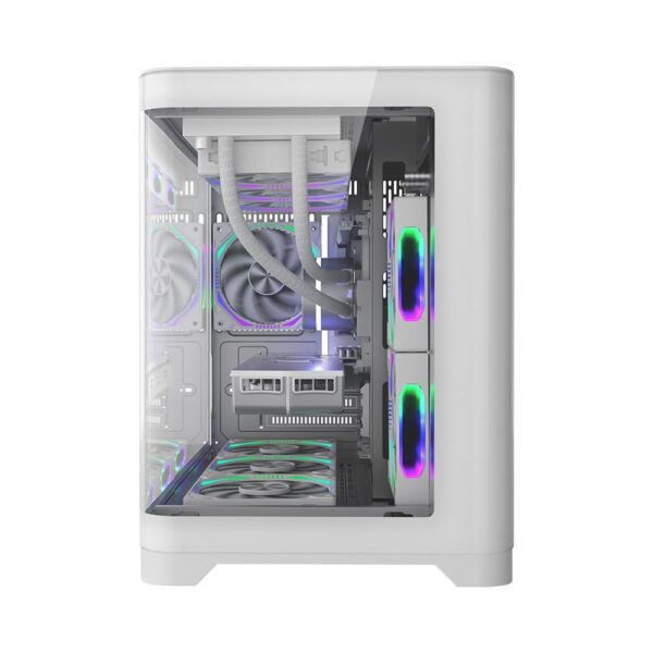 Carcasa 1STPLAYER UV6 Cube Tower ARGB ALB - UV6 WHITE