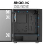 Carcasa Aerocool Graphite V2 neagra, SPCC ABS Steel ATX Mid Tower - GRAPHITE-G-BK-V2