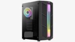 Carcasa Aerocool Prime ARGB, Mid-Tower, fara sursa, ATX, Black - PRIME-G-BK-V2