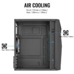 Carcasa Aerocool Raider Mini RGB neagra, SPCC Steel ATX Mini Tower - RAIDER MINI-G-BK-V