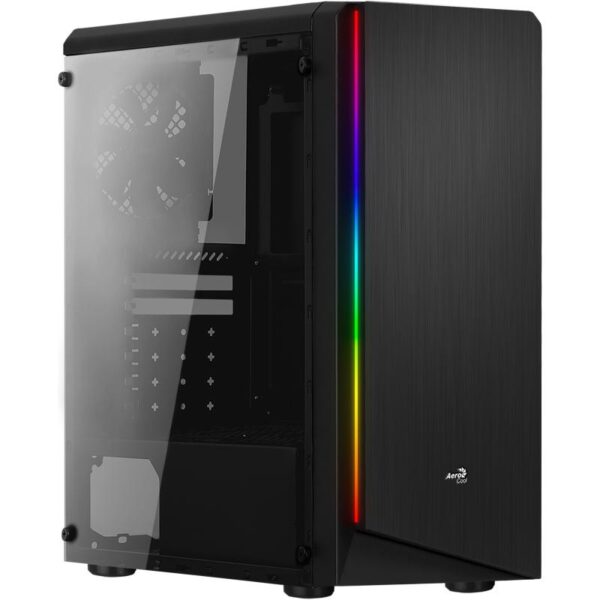 Carcasa Aerocool Rift neagra, SPCC Steel ATX Mid Tower - RIFT-BK