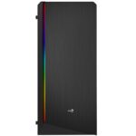 Carcasa Aerocool Rift neagra, SPCC Steel ATX Mid Tower - RIFT-BK