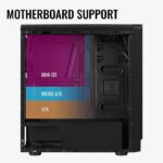 Carcasa Aerocool Rift neagra, SPCC Steel ATX Mid Tower - RIFT-BK