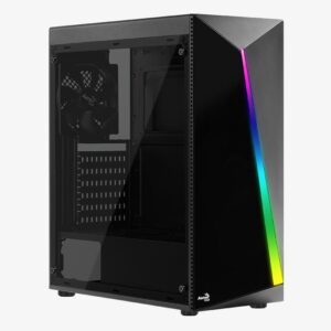 Carcasa Aerocool Shard neagra, SPCC Steel ATX Mid Tower - SHARD-A-BK-V1