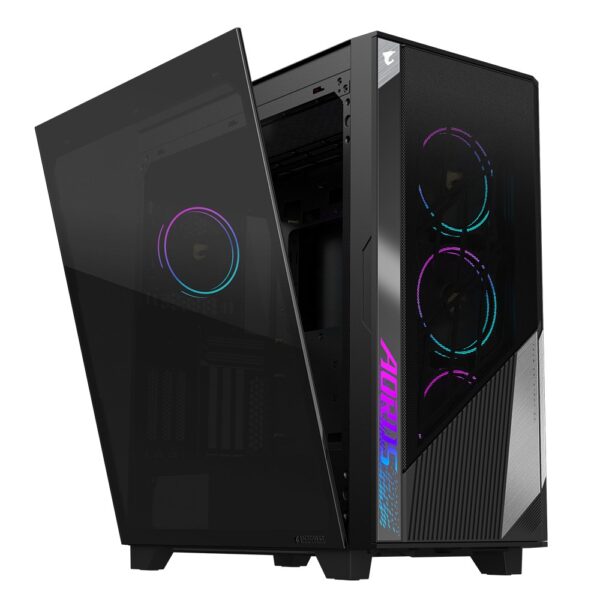 Carcasa Aorus C500 Glass Mid Tower, fara sursa, Mini - GB-AC500G ST