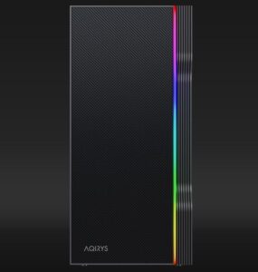 Carcasa Aqirys Electra Midi Tower Black RGB - AQRYS_ELECTRA