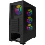 Carcasa AQIRYS Gacrux RGB Mid Tower ARGB NEGRU - AQRYS_GACRUXBK