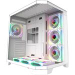 Carcasa AQIRYS Titan Mid Tower ARGB ALB, Tempered Glass - AQRYS_TITANWH