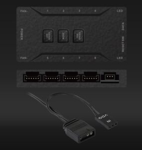 Carcasa Aqirys Wezen Midi Tower Black RGB - AQRYS_WEZENBK - imagine 9