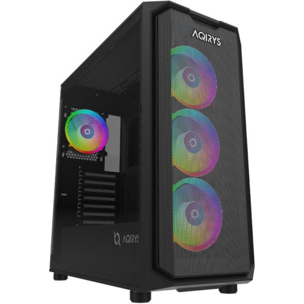 Carcasa AQIRYS Wezen PRO Mid Tower ARGB NEGRU - AQRYS_WEZENBKPRO