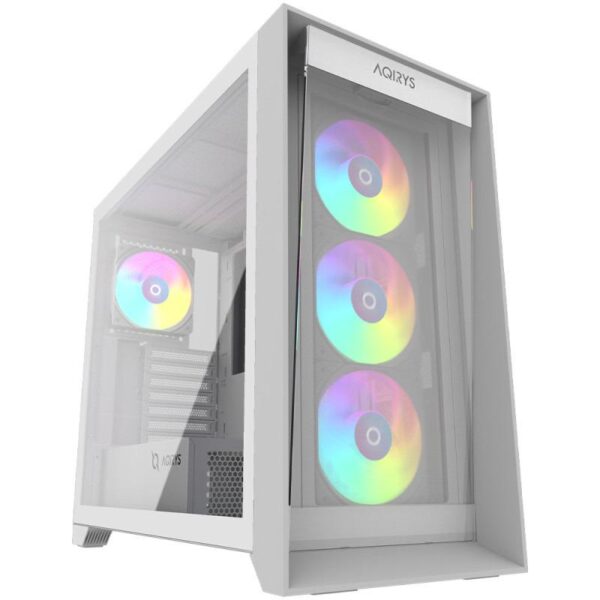 Carcasa AQIRYS XO-1 Mid Tower ARGB ALB, Tempered Glass - AQRYS_XO1WH