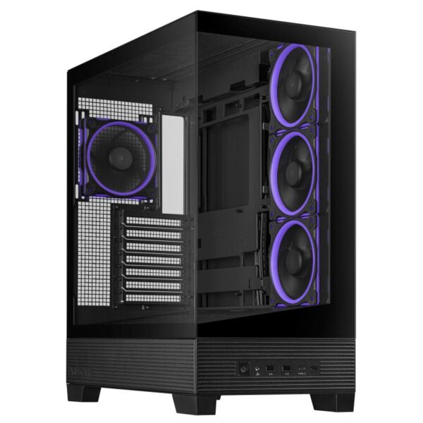 Carcasa ASUS A31 PLUS Mid Tower ARGB NEGRU, Tempered Glass - A31 PLUS TG ARGB BLACK