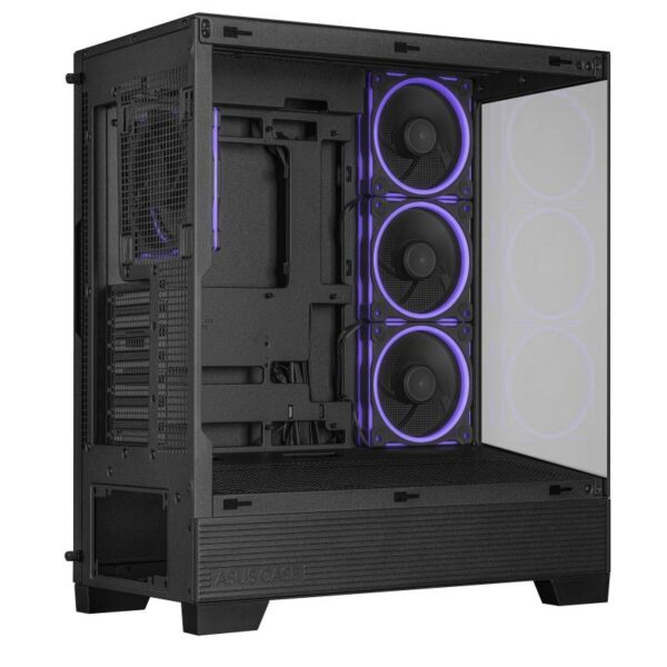 Carcasa ASUS A31 PLUS Mid Tower ARGB NEGRU, Tempered Glass - A31 PLUS TG ARGB BLACK