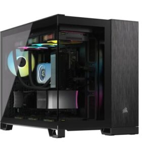 Carcasa CORSAIR 2500X Micro ATX Dual Chamber Black/Obsidian Aluminiun - CC-9011287-WW