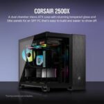 Carcasa CORSAIR 2500X Micro ATX Dual Chamber Black/Obsidian Aluminiun - CC-9011287-WW