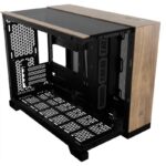 Carcasa CORSAIR 2500X Micro ATX Dual Chamber Black/Walnut Wood - CC-9011286-WW