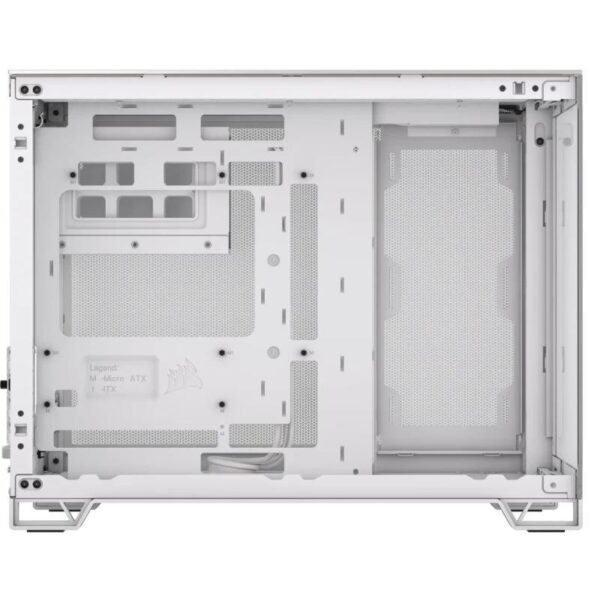 Carcasa CORSAIR 2500X Micro ATX Dual Chamber White/Satin Gray - CC-9011289-WW