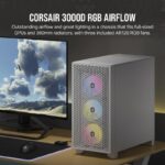 Carcasa Corsair 3000D RGB Mid-Tower, ATX, fara sursa - CC-9011256-WW