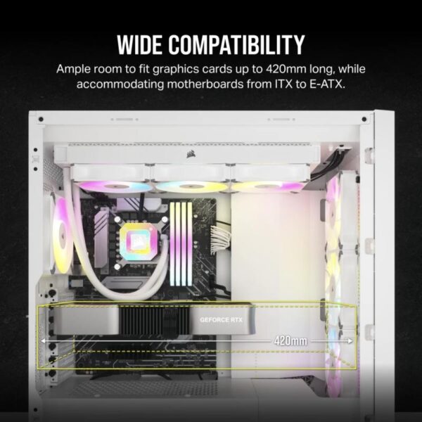 Carcasa CORSAIR 5000D CORE AIRFLOW Mid-Tower ATX, TEMPERED GLASS - CC-9011262-WW