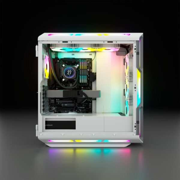 iCUE 5000T RGB Tempered Glass Mid-Tower ATX PC Case - White - CC-9011231-WW