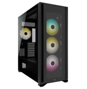 Carcasa Corsair iCUE 7000X Tempered Glass, ATX, fara sursa, RGB - CC-9011226-WW