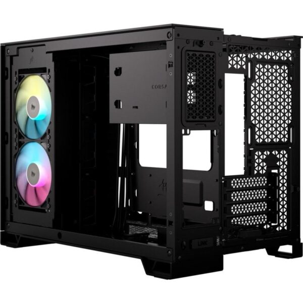 Carcasa CORSAIR iCUE LINK 2500X Micro ATX Dual Chamber NEGRU - CC-9011267-WW