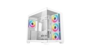 Carcasa DEEPCOOL CG550 4F Mid Tower ARGB ALB, Tempered Glass+ABS+SGCC - R-CG530-WHADA4-G-1