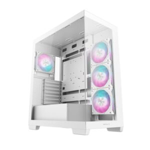 Carcasa DEEPCOOL CG580 4F Mid Tower ARGB ALB, Tempered Glass+ABS+SGCC - R-CG580-WHADA4-G-1