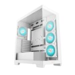Carcasa DEEPCOOL CG580 4F Mid Tower ARGB ALB, Tempered Glass+ABS+SGCC - R-CG580-WHADA4-G-1