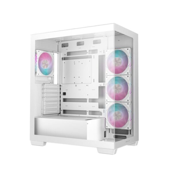 Carcasa DEEPCOOL CG580 4F Mid Tower ARGB ALB, Tempered Glass+ABS+SGCC - R-CG580-WHADA4-G-1