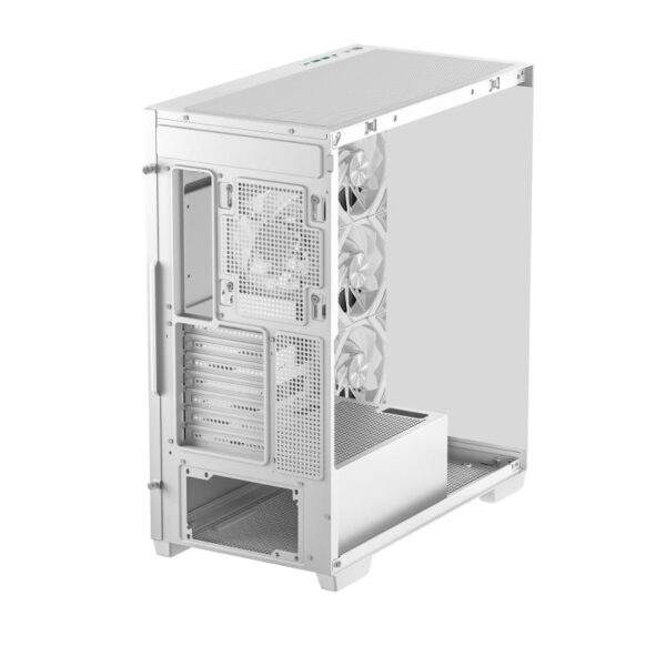 Carcasa DEEPCOOL CG580 4F Mid Tower ARGB ALB, Tempered Glass+ABS+SGCC - R-CG580-WHADA4-G-1