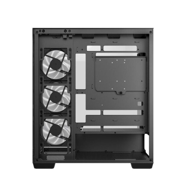 Carcasa DEEPCOOL CG580 4F Mid Tower ARGB NEGRU, Tempered - R-CG580-BKADA4-G-1