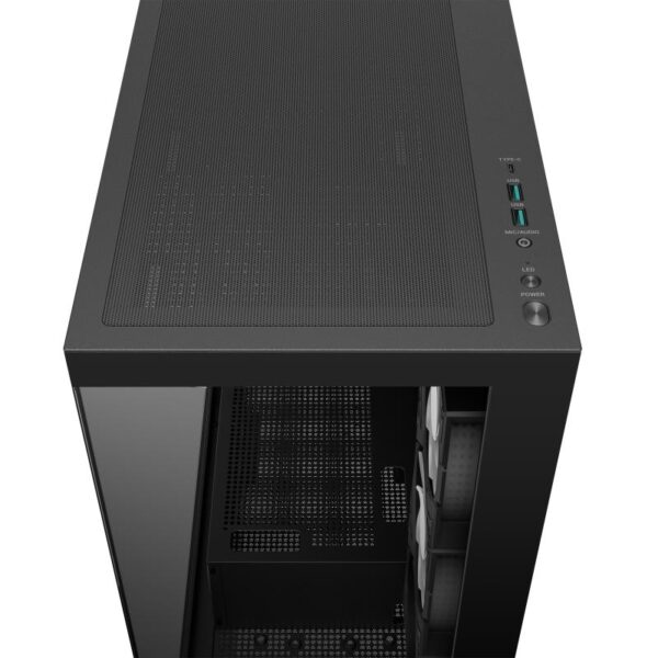 Carcasa DEEPCOOL CG580 4F Mid Tower ARGB NEGRU, Tempered - R-CG580-BKADA4-G-1