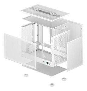 Carcasa DEEPCOOL CH160 Mini Tower ALB - R-CH160-WHNGI0-G-1