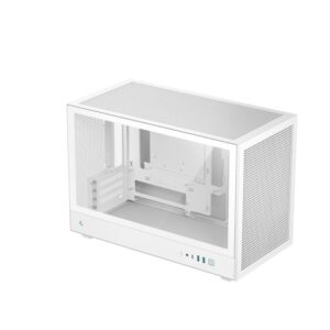 Carcasa DEEPCOOL CH260 Mini Tower ALB, Tempered Glass - R-CH260-WHNGM0-G-1
