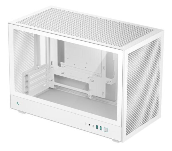 Carcasa DEEPCOOL CH260 Mini Tower ALB, Tempered Glass - R-CH260-WHNGM0-G-1