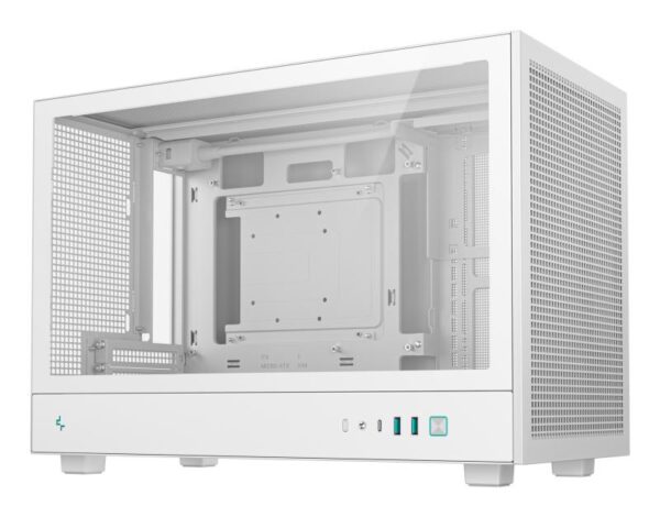 Carcasa DEEPCOOL CH260 Mini Tower ALB, Tempered Glass - R-CH260-WHNGM0-G-1
