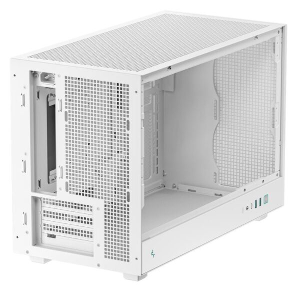 Carcasa DEEPCOOL CH260 Mini Tower ALB, Tempered Glass - R-CH260-WHNGM0-G-1