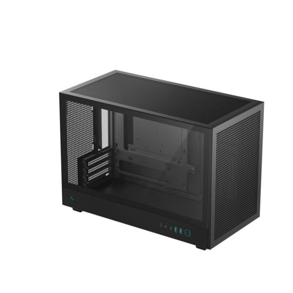 Carcasa DEEPCOOL CH260 Mini Tower NEGRU, Tempered Glass - R-CH260-BKNGM0-G-1